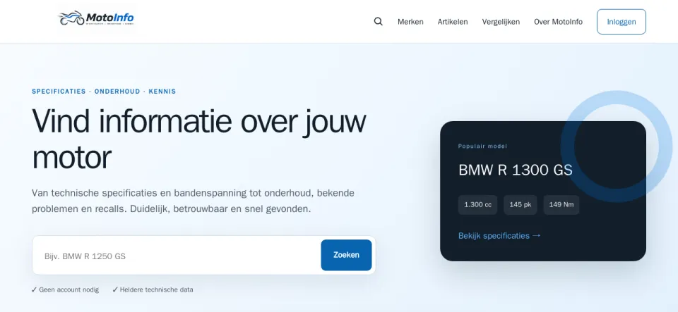 Website MotoInfo